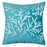 June Teal Accent Pillow from Furniture of America - Luna Furniture