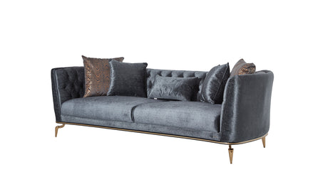 Plaza Lara Green Sofa from Bellona - Luna Furniture