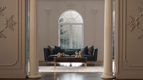 Plaza Lara Green Sofa from Bellona - Luna Furniture