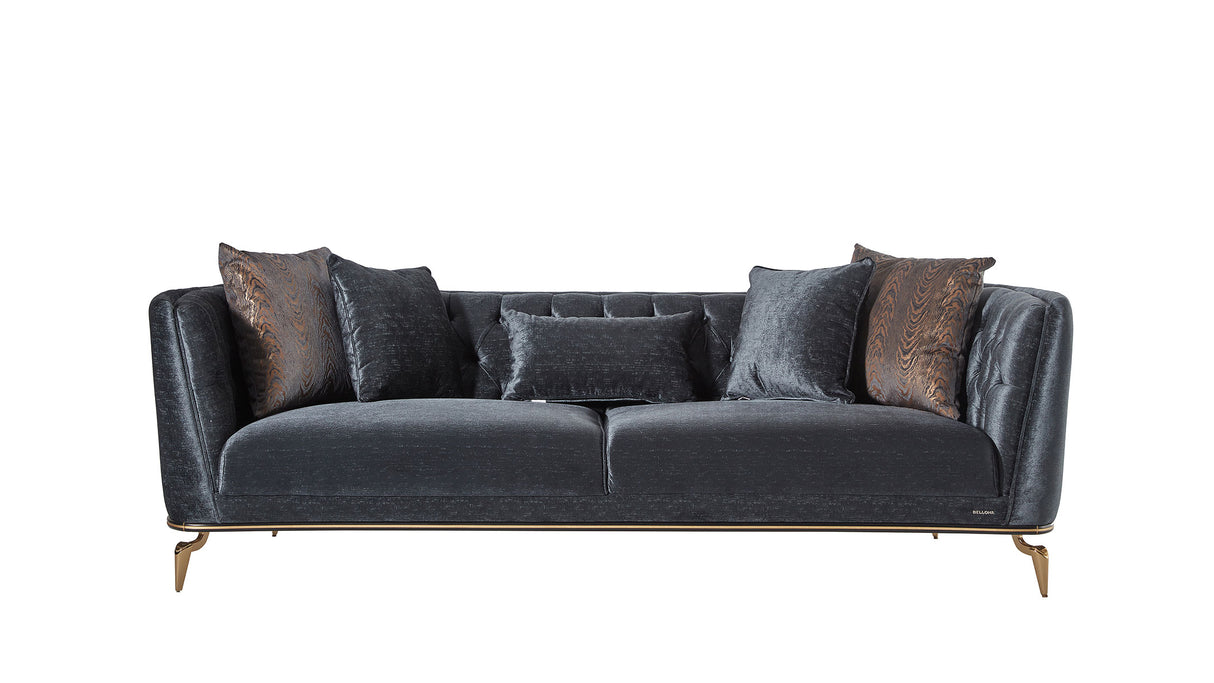 Plaza Lara Green Sofa from Bellona - Luna Furniture