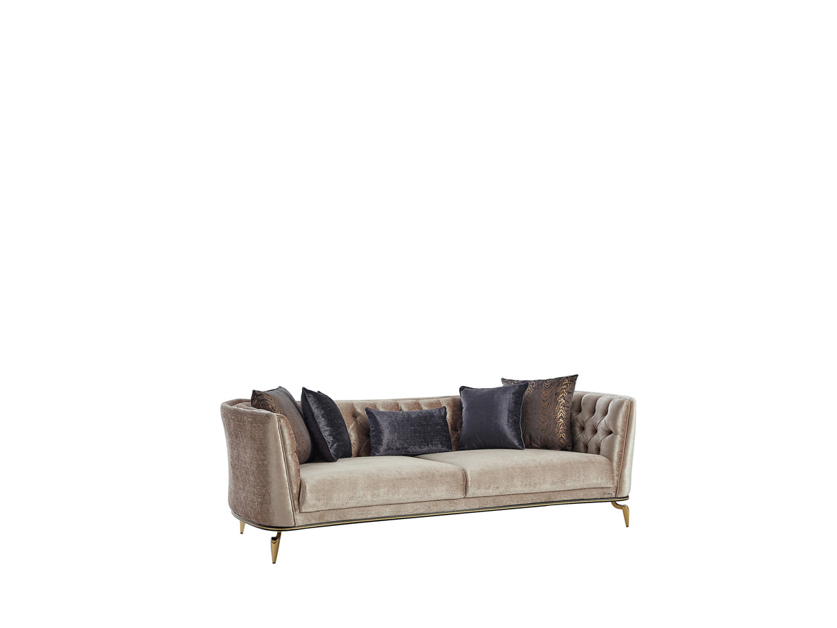Plaza Lara Cream Sofa from Bellona - Luna Furniture