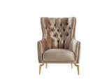 Plaza Lara Cream Accent Chair from Bellona - Luna Furniture