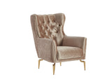 Plaza Lara Cream Accent Chair from Bellona - Luna Furniture