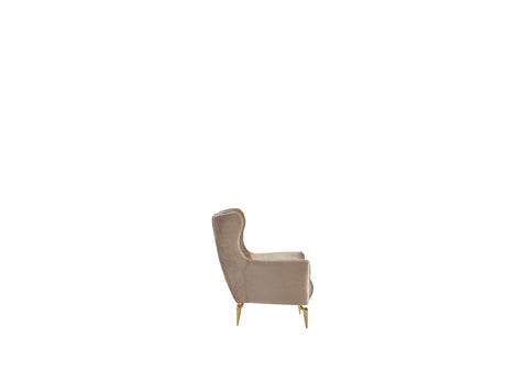 Plaza Lara Cream Accent Chair from Bellona - Luna Furniture