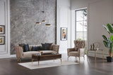 Plaza Lara Cream Sofa from Bellona - Luna Furniture