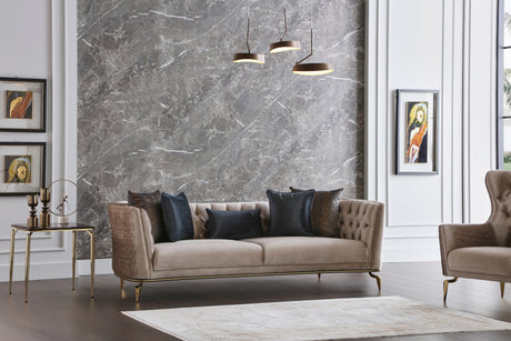 Plaza Lara Cream Sofa from Bellona - Luna Furniture