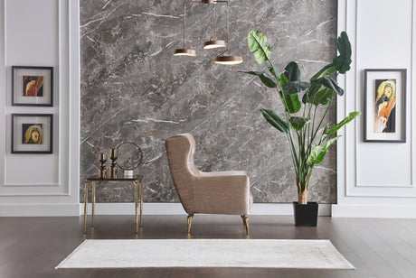 Plaza Lara Cream Accent Chair from Bellona - Luna Furniture