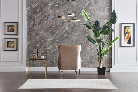 Plaza Lara Cream Accent Chair from Bellona - Luna Furniture