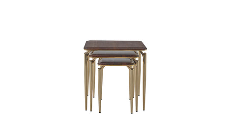 Plaza Walnut Nesting Table from Bellona - Luna Furniture