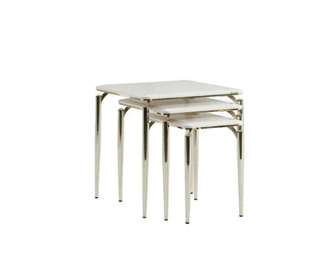 Plaza Ivory Nesting Table from Bellona - Luna Furniture