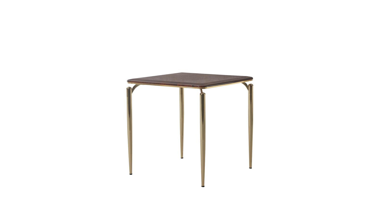 Plaza Walnut Side Table from Bellona - Luna Furniture