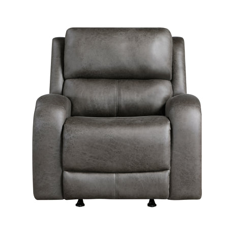 Pagosa Gray Rocker Reclining Chair from Homelegance - Luna Furniture