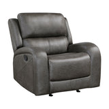 Pagosa Gray Rocker Reclining Chair from Homelegance - Luna Furniture