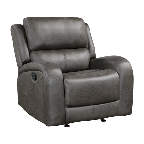 Pagosa Gray Rocker Reclining Chair from Homelegance - Luna Furniture