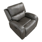 Pagosa Gray Rocker Reclining Chair from Homelegance - Luna Furniture