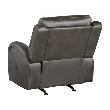 Pagosa Gray Rocker Reclining Chair from Homelegance - Luna Furniture