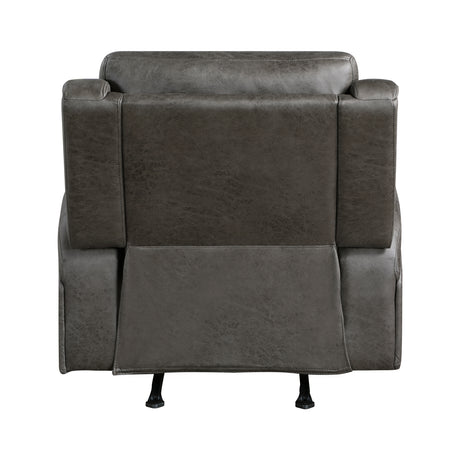Pagosa Gray Rocker Reclining Chair from Homelegance - Luna Furniture
