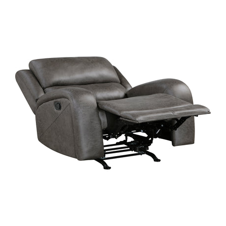 Pagosa Gray Rocker Reclining Chair from Homelegance - Luna Furniture