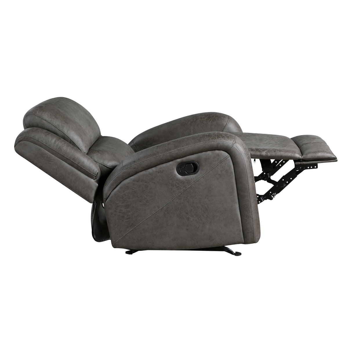Pagosa Gray Rocker Reclining Chair from Homelegance - Luna Furniture