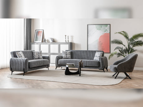 Palermo Chair in Grey from Furnia - Luna Furniture
