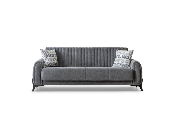Palermo Convertible Sofa in Grey