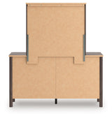 Pamytta Brown Dresser and Mirror from Ashley - Luna Furniture