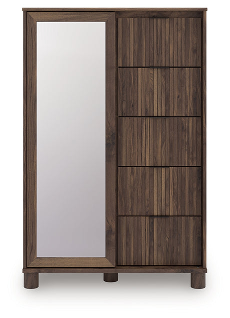 Pamytta Brown Dressing Chest from Ashley - Luna Furniture