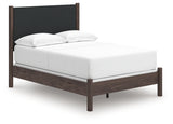 Pamytta Brown Full Upholstered Panel Bed from Ashley - Luna Furniture
