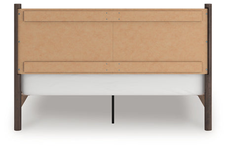 Pamytta Brown King Panel Platform Bed from Ashley - Luna Furniture
