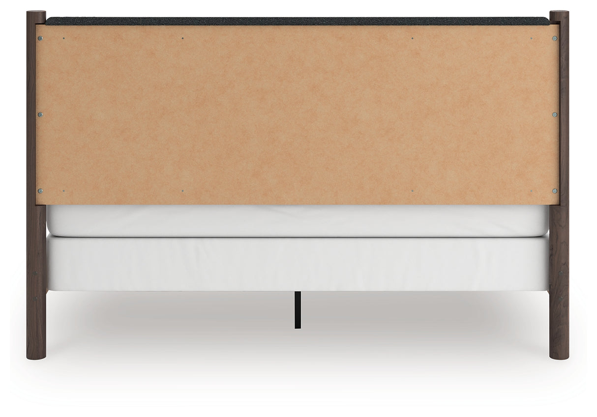 Pamytta Brown Upholstered Panel Bedroom Set from Ashley - Luna Furniture