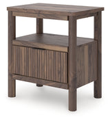 Pamytta Brown Nightstand from Ashley - Luna Furniture