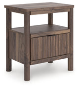 Pamytta Brown Nightstand from Ashley - Luna Furniture