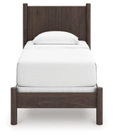 Pamytta Brown Twin Panel Bed from Ashley - Luna Furniture