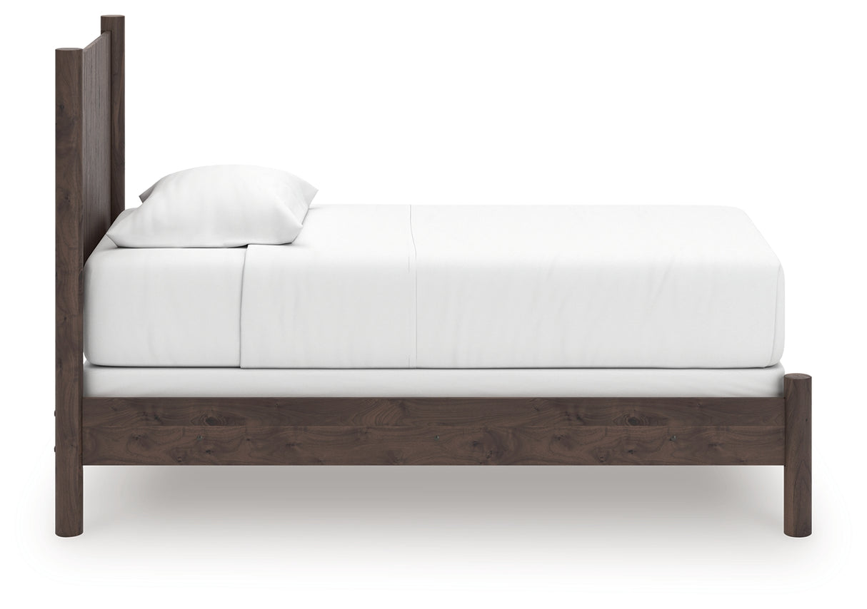 Pamytta Brown Twin Panel Bed from Ashley - Luna Furniture