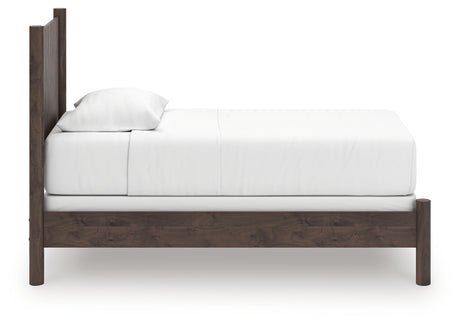 Pamytta Brown Twin Panel Bed from Ashley - Luna Furniture