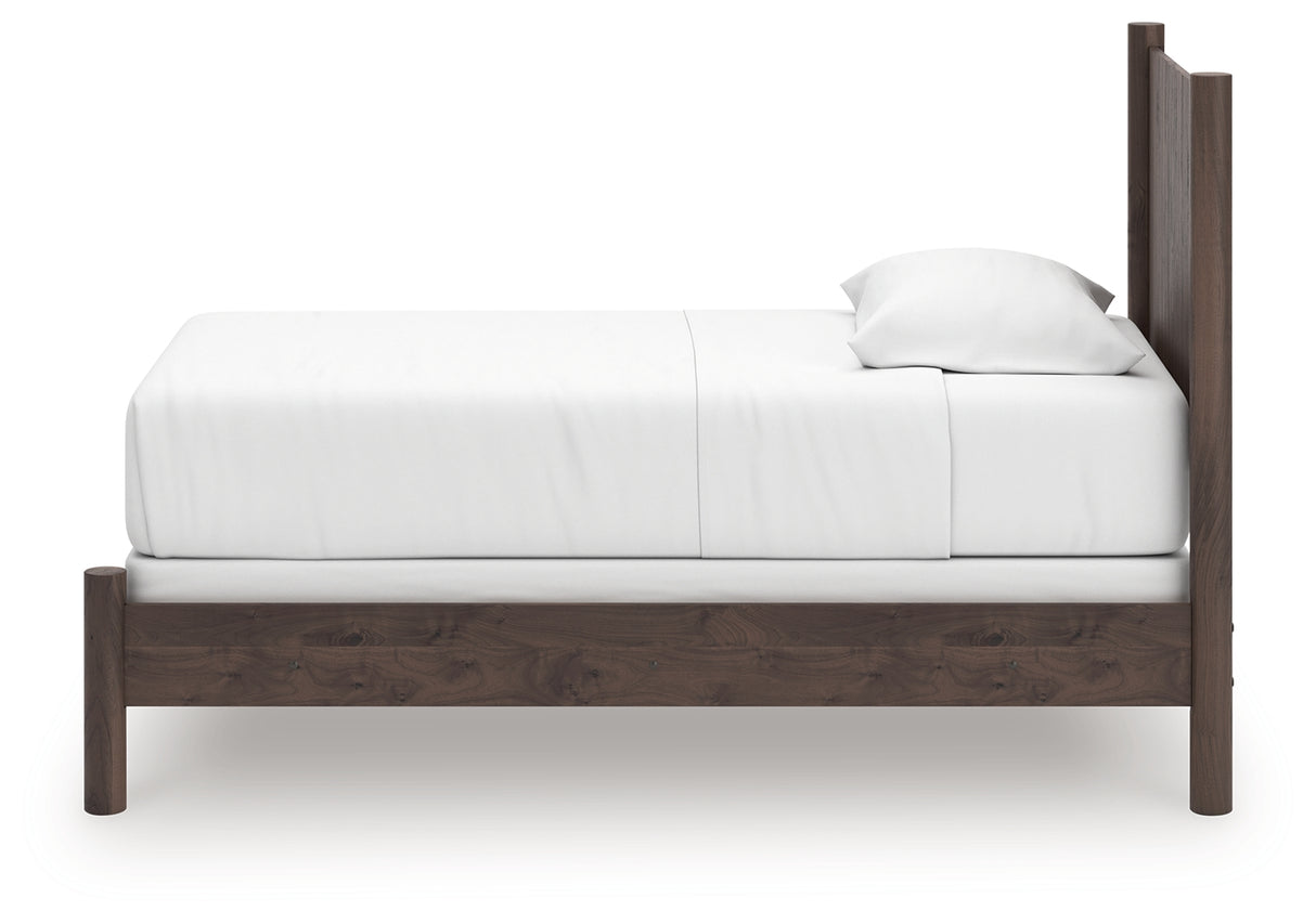 Pamytta Brown Twin Panel Bed from Ashley - Luna Furniture