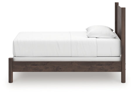 Pamytta Brown Twin Panel Bed from Ashley - Luna Furniture