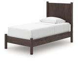 Pamytta Brown Twin Panel Platform Bed from Ashley - Luna Furniture
