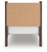 Pamytta Brown Twin Panel Platform Bed from Ashley - Luna Furniture