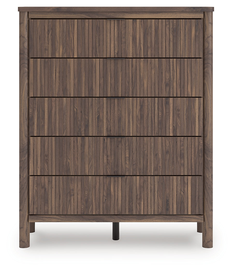 Pamytta Brown Wide Chest of Drawers from Ashley - Luna Furniture