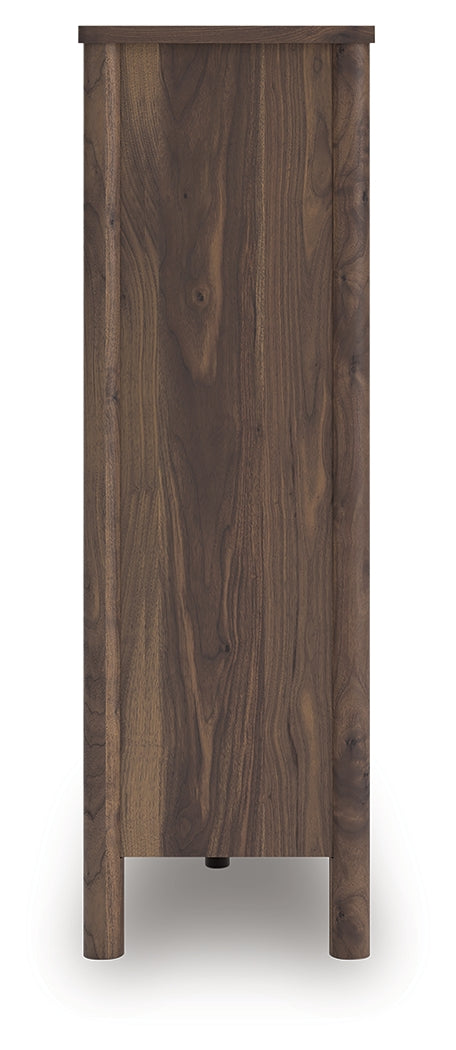 Pamytta Brown Wide Chest of Drawers from Ashley - Luna Furniture