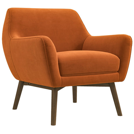 Panom Burnt Orange Velvet Lounge Chair from Ashcroft Furniture - Luna Furniture