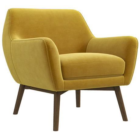 Panom Gold Velvet Lounge Chair from Midinmod - Luna Furniture