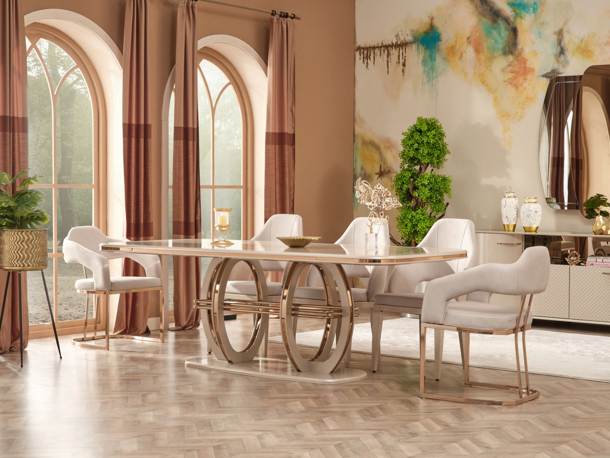 Paris Dining Arm Chair from Furnia - Luna Furniture