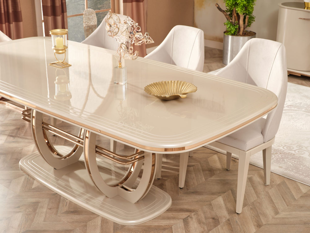 Paris Dining Table, Table 78" from Furnia - Luna Furniture