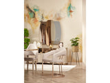 Paris Diningroom (Consol With Mirror & Dining Table & 6 Dining Chair) from Furnia - Luna Furniture