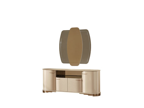 Paris Consol With Mirror from Furnia - Luna Furniture