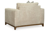 Parklynn Desert Oversized Chair and Ottoman from Ashley - Luna Furniture