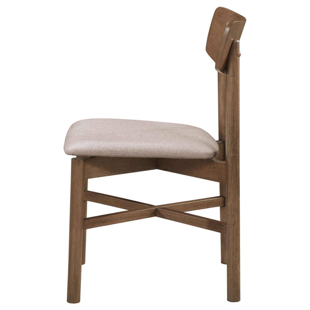 Parkridge Natural Walnut Dining Side Chair, Set of 2 from Coaster - Luna Furniture