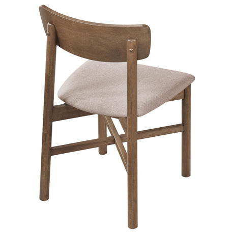 Parkridge Natural Walnut Dining Side Chair, Set of 2 from Coaster - Luna Furniture
